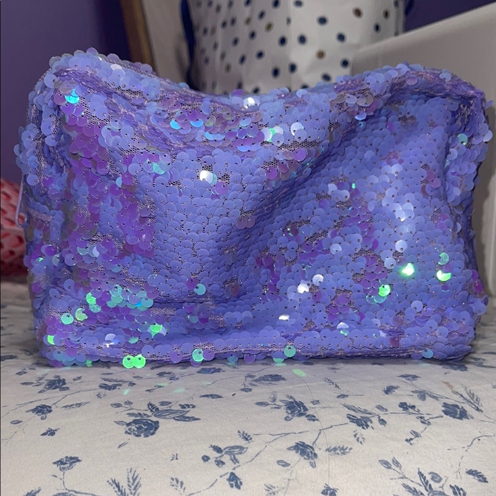 Sequin Purple Women's Bag